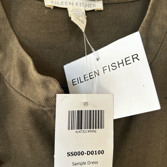 Eileen Fisher army/cargo/olive style pantsuit organic cotton xs - Picture 3 of 3